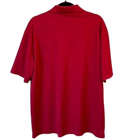Nike Golf Dri-Fit Polo Shirt w/ Budweiser Logo Red Men's Size Large - Picture 3 of 9